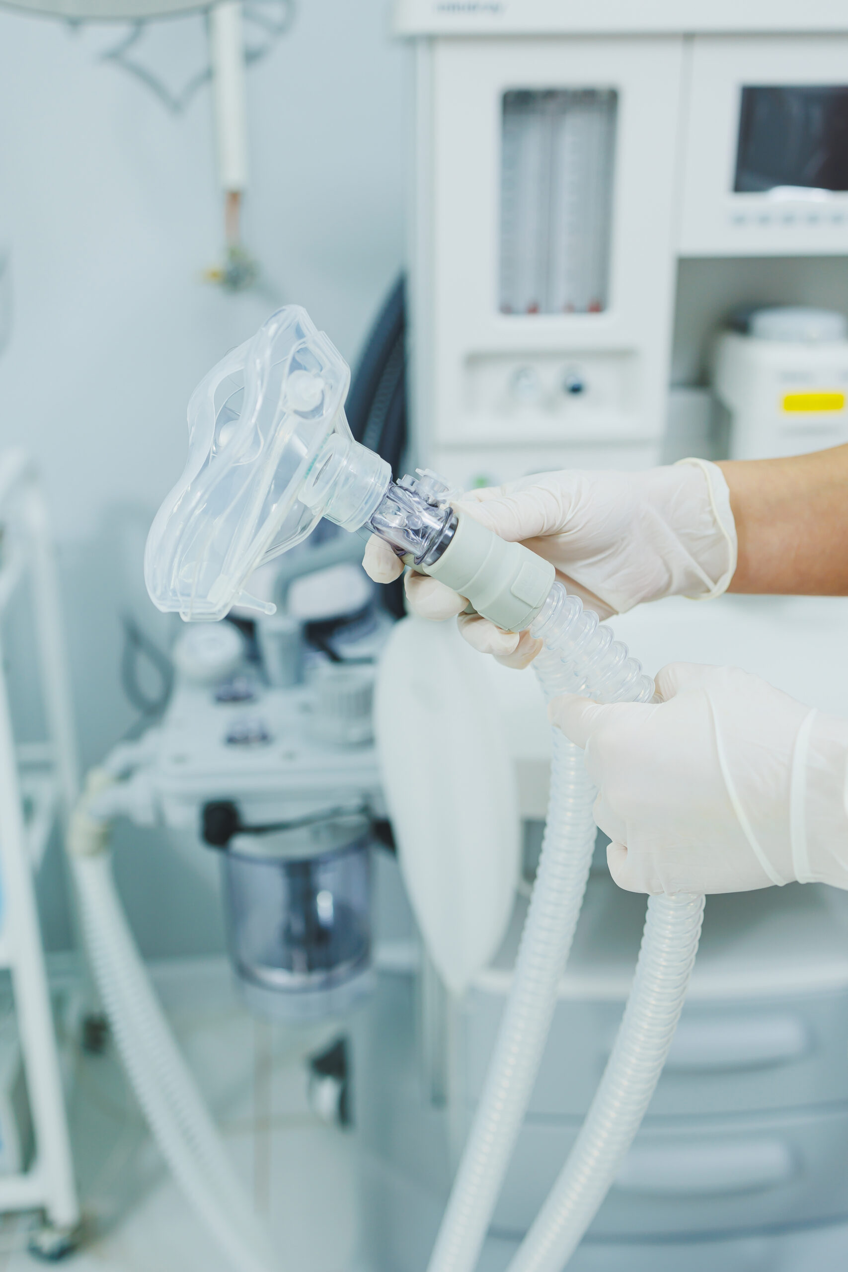 Urządzenie wykorzystywane podczas sedacji wziewnej w gabinecie ProDentia w Chełmży